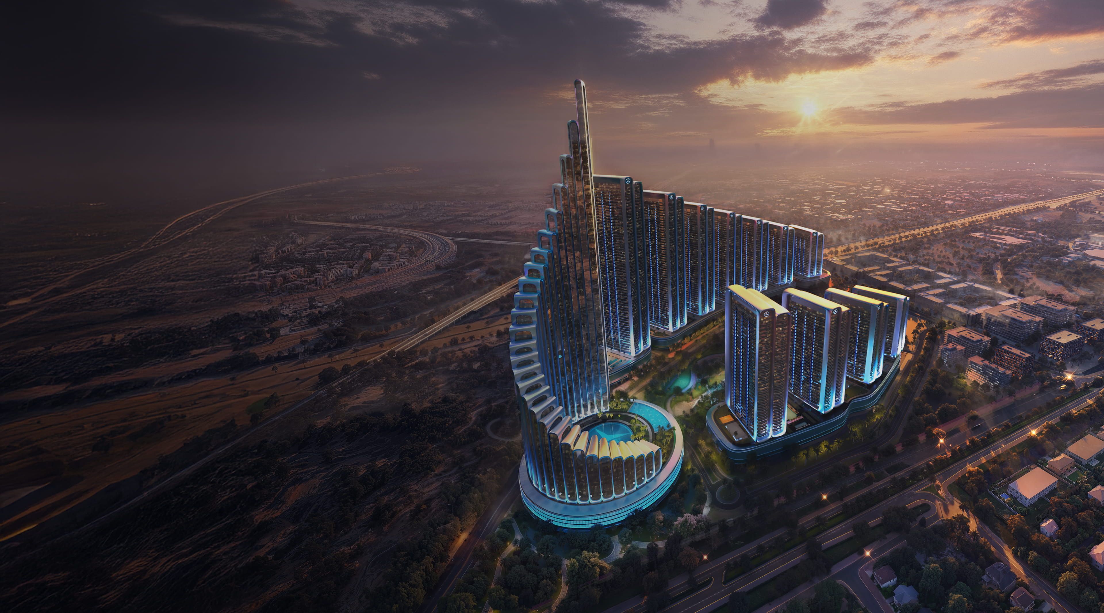 Mercedes-Benz Places Binghatti City
